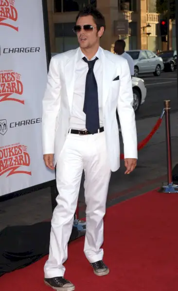 Johnny Knoxville Traje Blanco Hombre