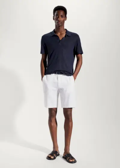 マンゴーリネン100％ショートパンツ