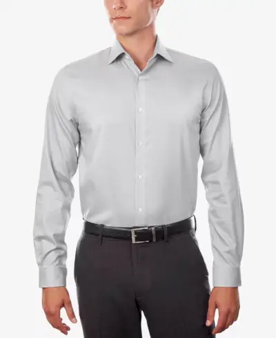 Camicia elegante colori grigio chiaro