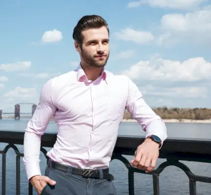 Camicia elegante colori rosa