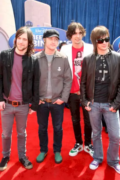 All-American Rejects 2007 Rencontrez les Robinsons Premiere Los Angeles Skinny Jeans