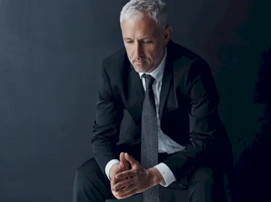 Funeral Attire Hommes Costume Noir Chemise Cravate