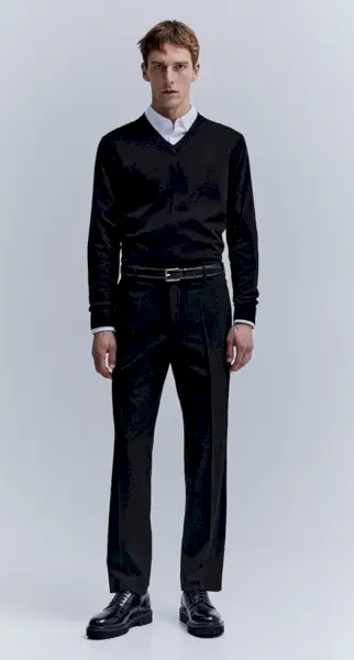 Izlaiduma apģērbs Vīriešu džempera kleitas krekls