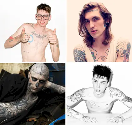 20+ skvelých mužských modelov s tetovaním