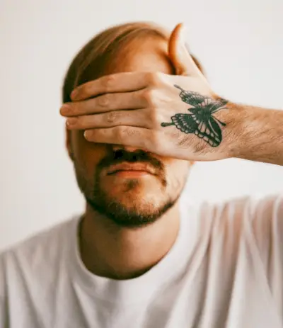 Butterfly håndtatovering