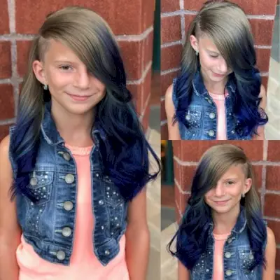 Sweet undercut for little girls