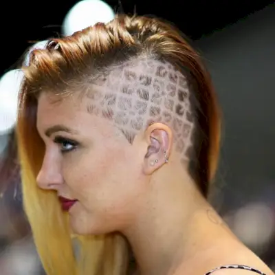 Spectacular Undercut Flower Design