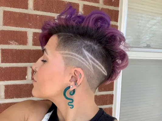 A Cool Zig Zag Undercut Pattern