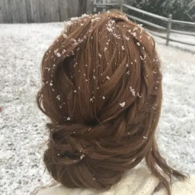 Romantic Textured Chignon hairstyle