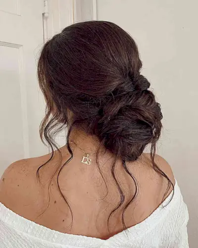 Easy and Edgy Formal Loose Updo