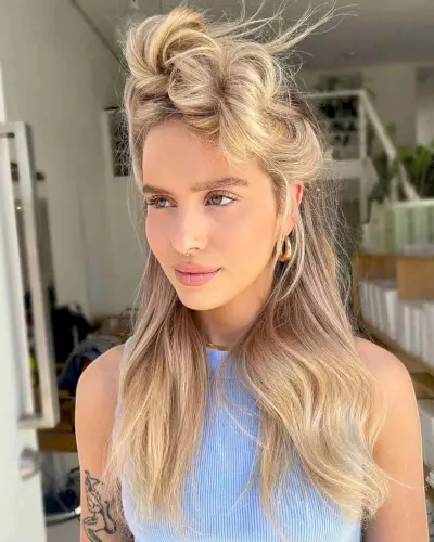 Half Up and Half Down Hairstyle