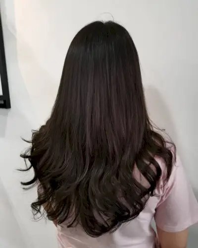 soft wavy perm