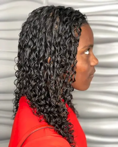 wavy perm for black hair