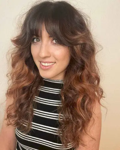 Modern Wavy Shag Cut with Beach Waves