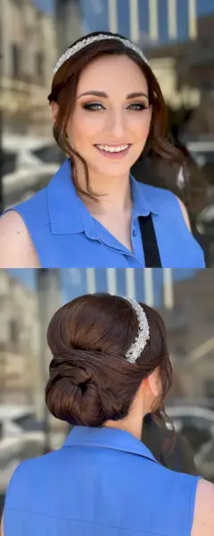 Low Wedding Updo