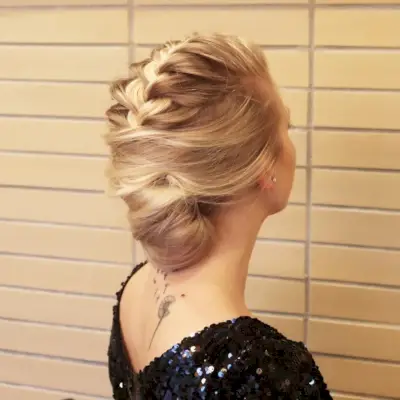 Elegant French Braided Twist hairstyle