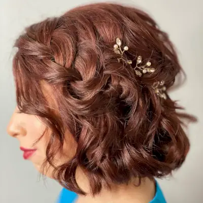 34 großartige kurze Hochzeitsfrisuren und Hochzeitshaarideen