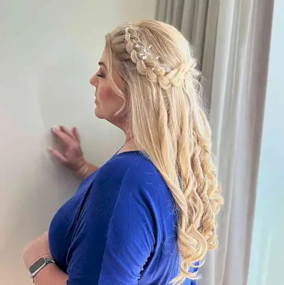 Crown Braids & Stacked Curls