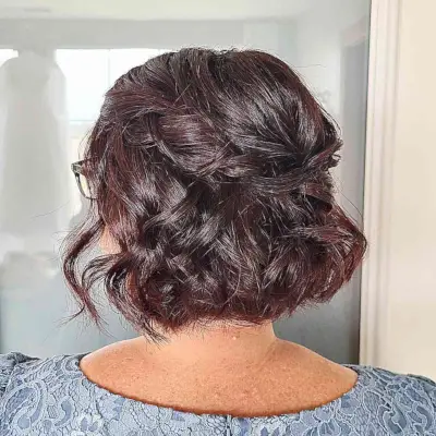 Curled Layered Bob