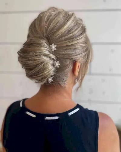 Easy and Elegant Updo for the Brides Mom