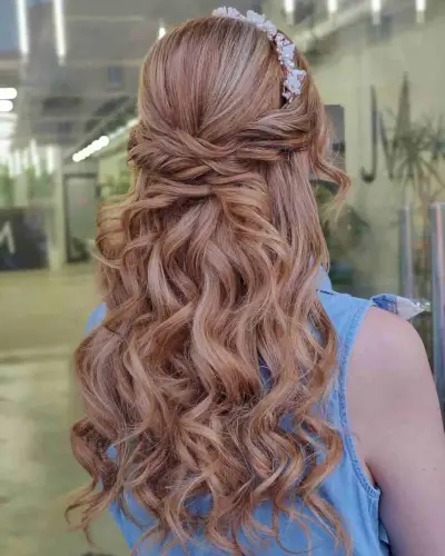 Perfect for a Bridesmaid with Long Hair