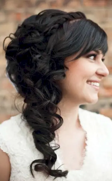 Brunette Cascading Curls