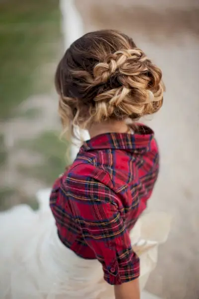 Braided Bridal Updo