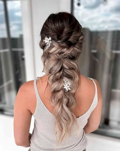 Wedding Gorgeous Mermaid Braid for Long Hair 