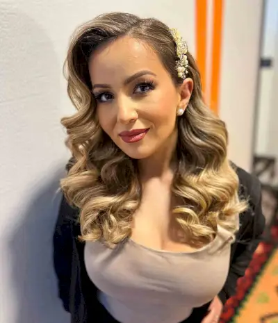 Vintage-Inspired Bridesmaid Hairstyle