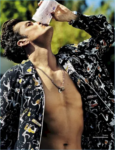 Orlando Bloom protagoniza una sesión fotográfica de portada para GQ Italia.