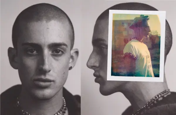 Kris Kidd bär skjortan Topman, t-shirt och basker Dior Homme.