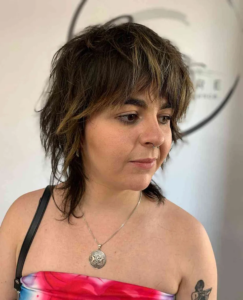 Taille de loup de mulet moyen pour visages ronds' title=