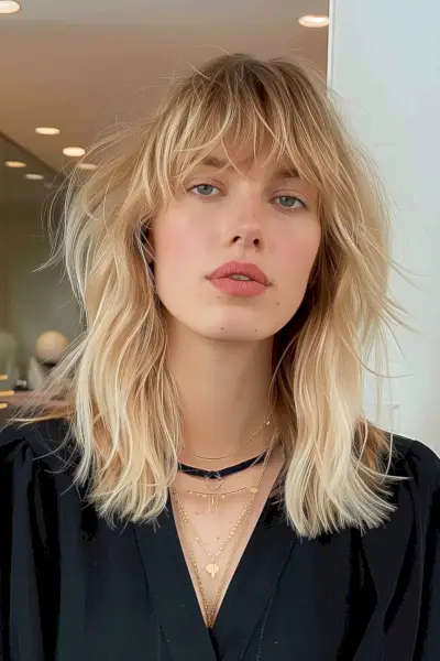 Medium-Length Wolf with Fringe