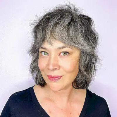 Classic Wolf Cut for Older Women