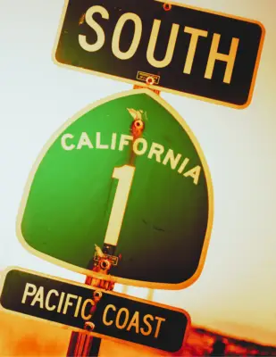 Sign for the Pacific Coast Highway
