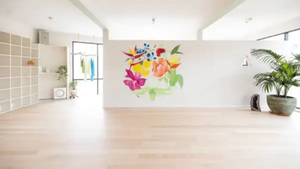 Interior of Love SVyoga in California not far from Pacific Coast Highway